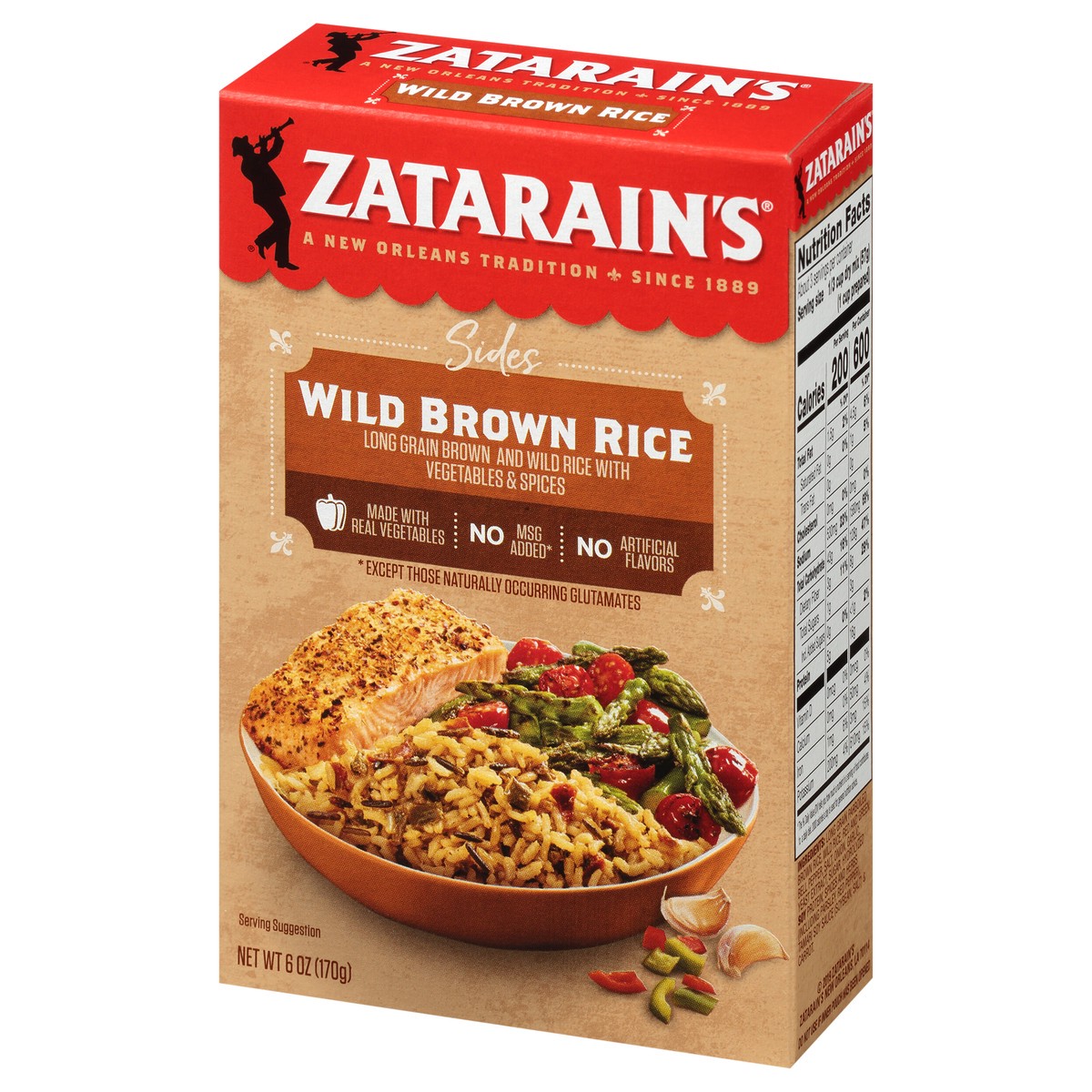 slide 7 of 9, Zatarain's Wild Brown Rice, 6 oz