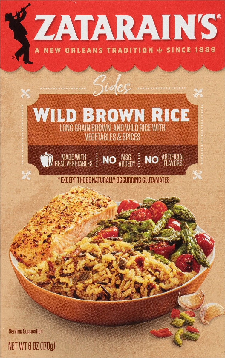 slide 8 of 9, Zatarain's Wild Brown Rice, 6 oz