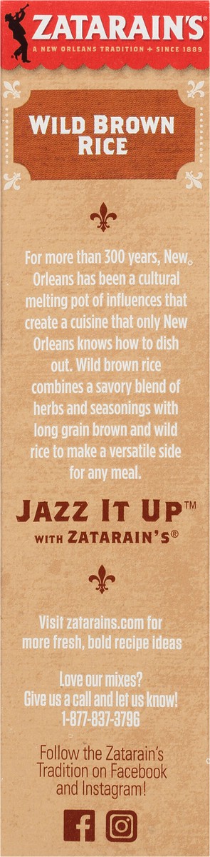 slide 6 of 9, Zatarain's Wild Brown Rice, 6 oz