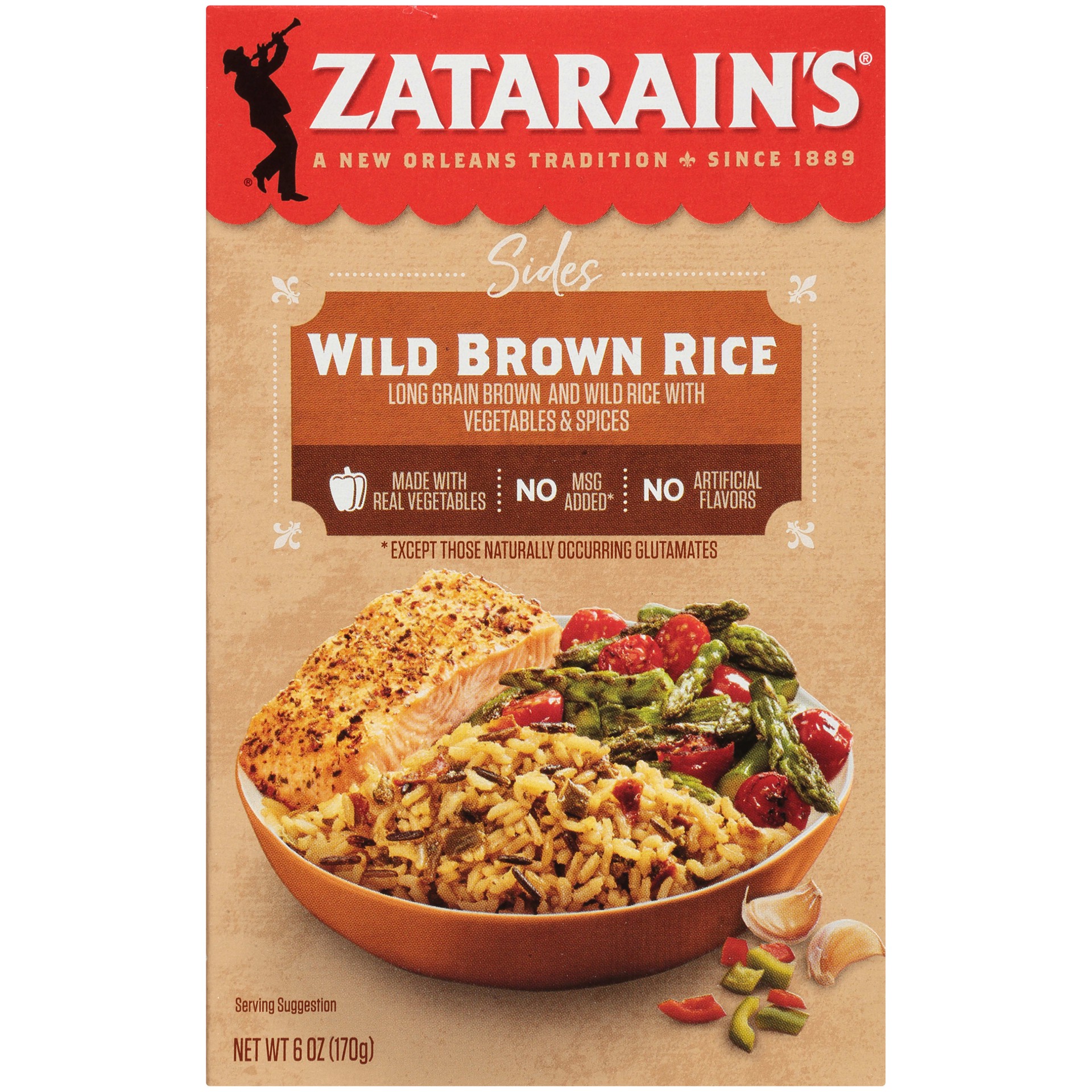 slide 1 of 9, Zatarain's Wild Brown Rice, 6 oz