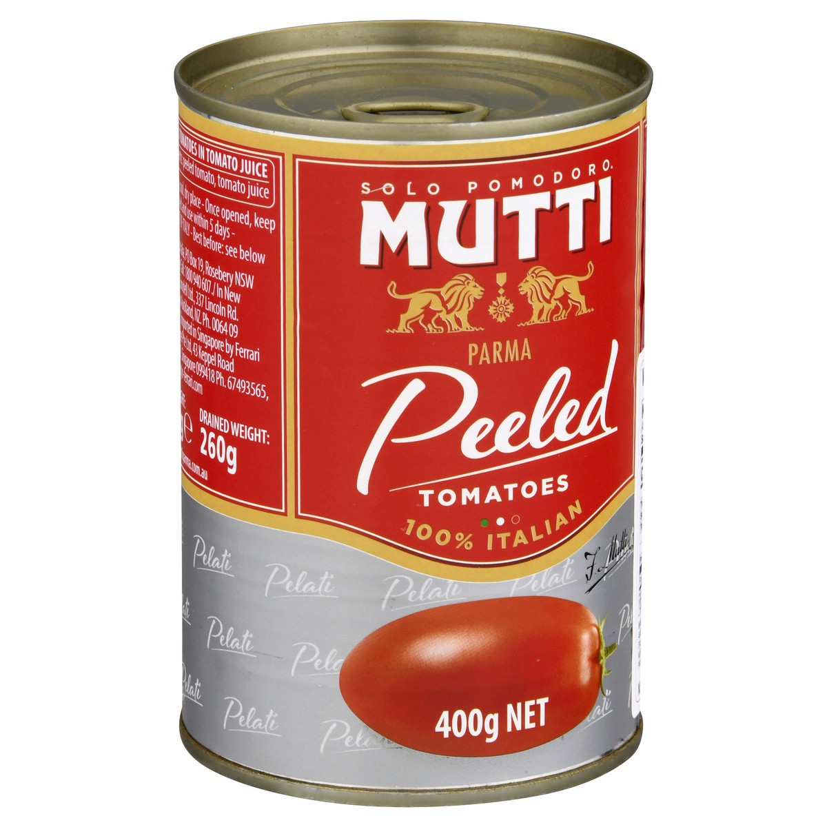 slide 5 of 9, Mutti Peeled Tomatoes, 400 g