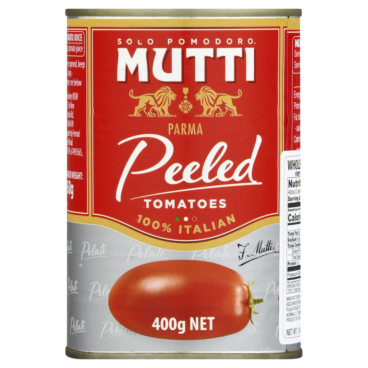 slide 7 of 9, Mutti Peeled Tomatoes, 400 g