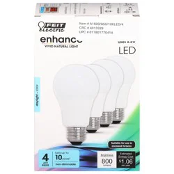 Feit Electric Enhance 8.8 Watts LED Daylight Bulbs - 4 ea