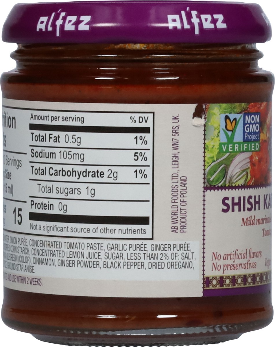 slide 9 of 13, Al'Fez Shish Kabab Marinade 5.3 fl oz, 5.8 oz