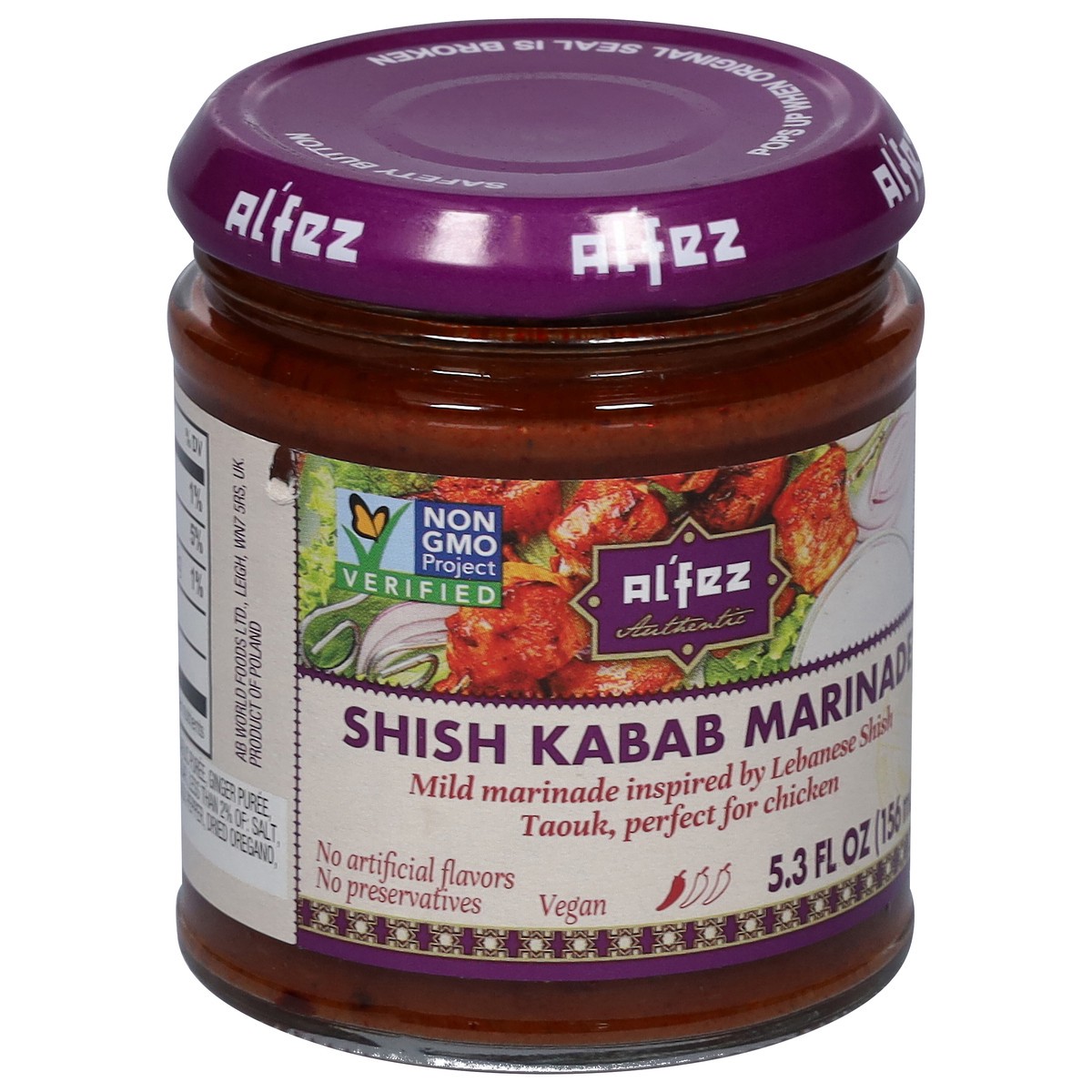slide 4 of 13, Al'Fez Shish Kabab Marinade 5.3 fl oz, 5.8 oz