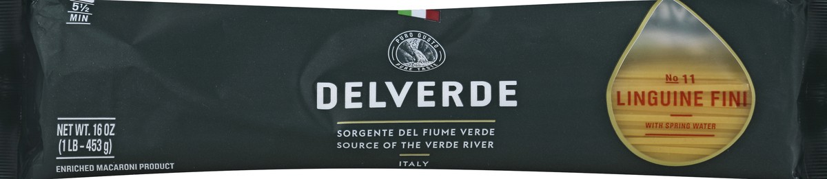 slide 1 of 5, Delverde Linguine Fini 16 oz, 16 oz