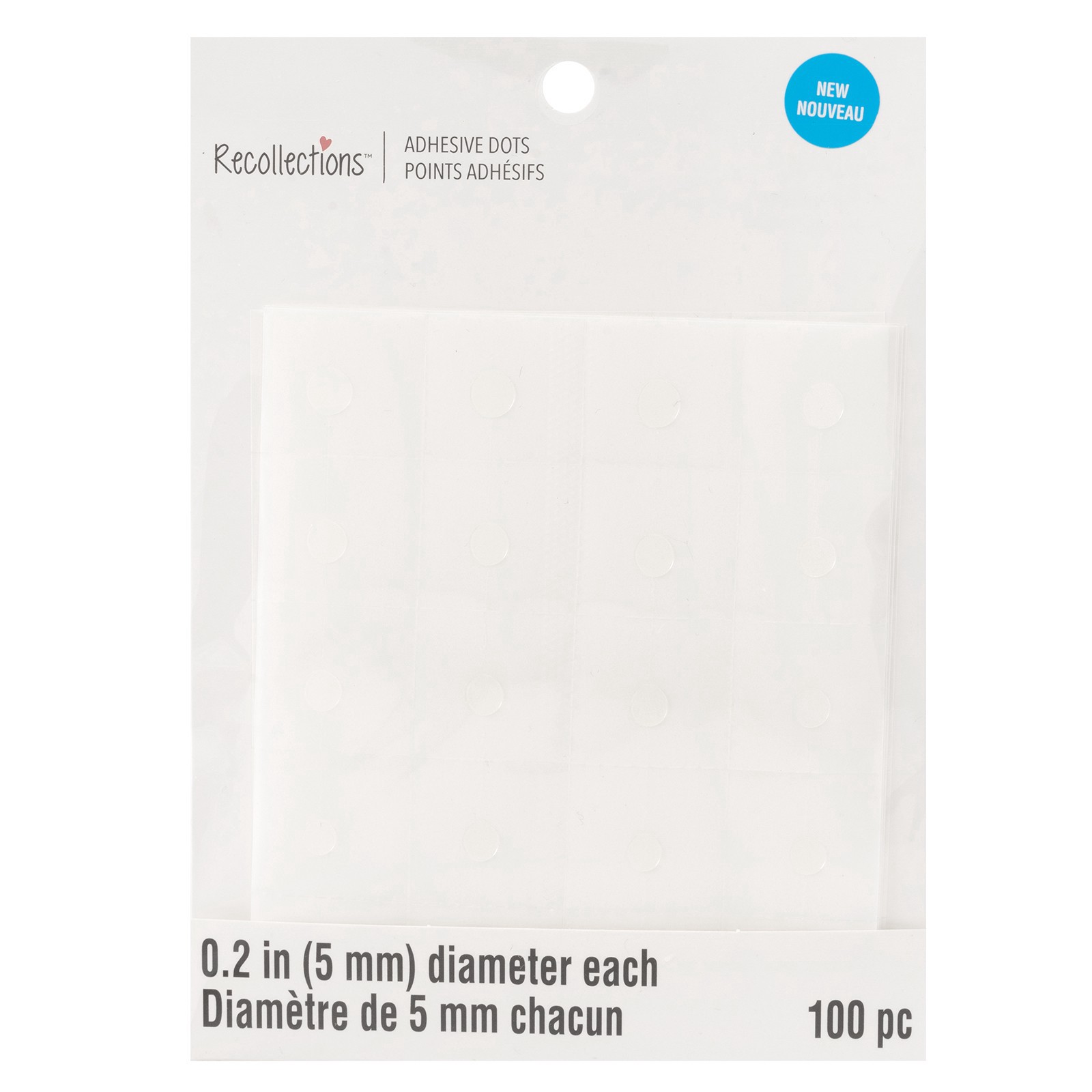 slide 3 of 5, 0.2" Adhesive Dots By Recollections, 0.2 in