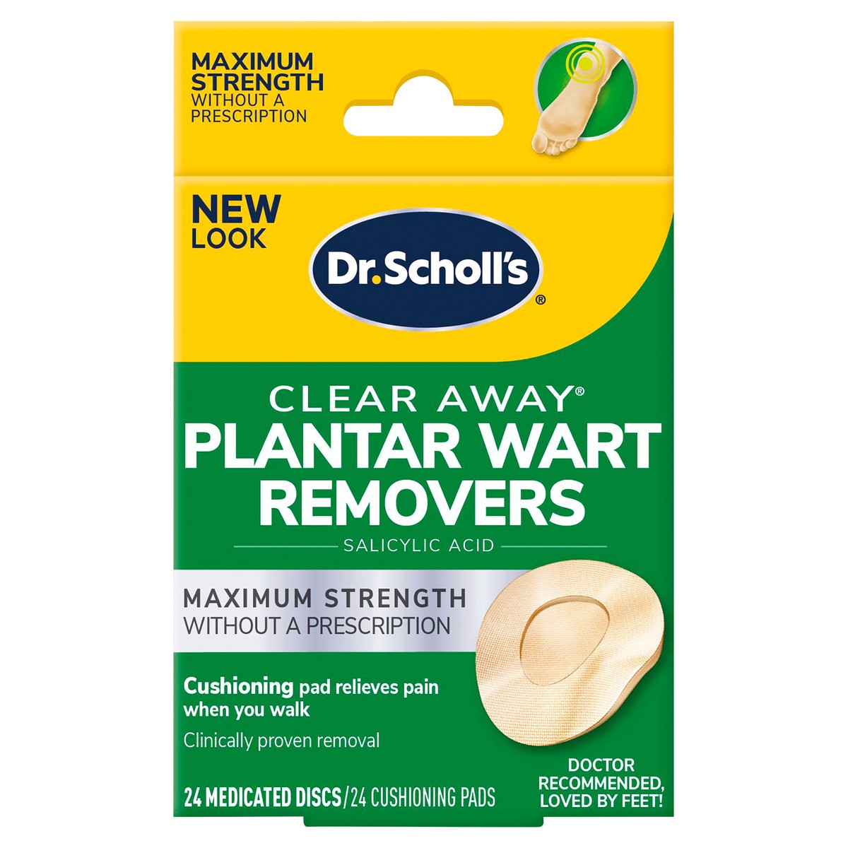 slide 5 of 9, Dr. Scholl's Clear Away Maximum Strength Wart Removers, 1 ct