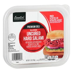 Essential Everyday Hard Salami, Premium Deli, Sliced