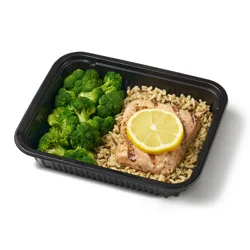 Salmon Over Rice With Broccoli (Heat & Eat)