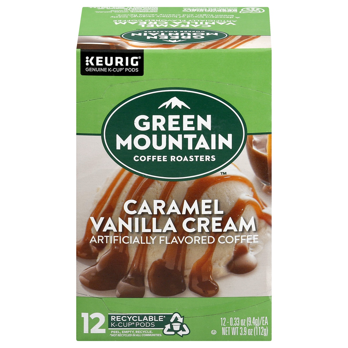 slide 1 of 4, Green Mountain K-Cup Pods Caramel Vanilla Cream Coffee 12 ea, 
