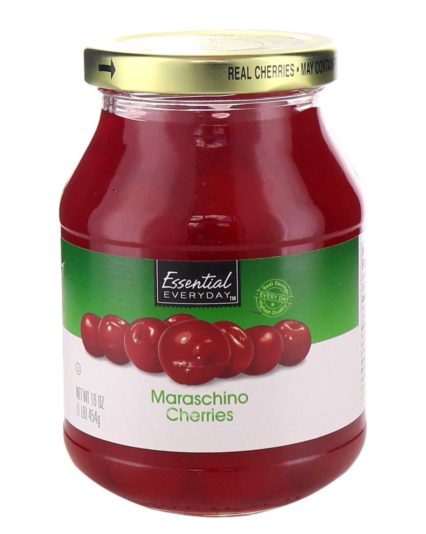 slide 1 of 1, Essential Everyday Maraschino Cherries, 16 oz