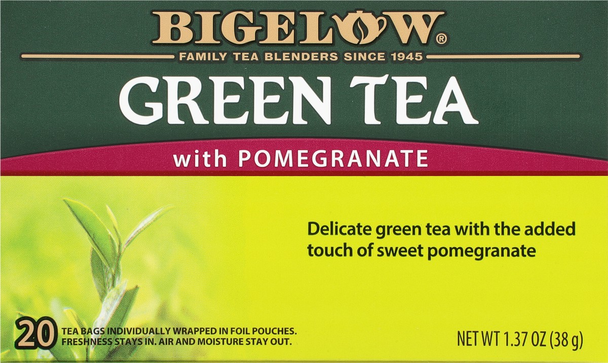 slide 7 of 9, Bigelow Green Tea with Pomegranate - 20 ct, 20 ct