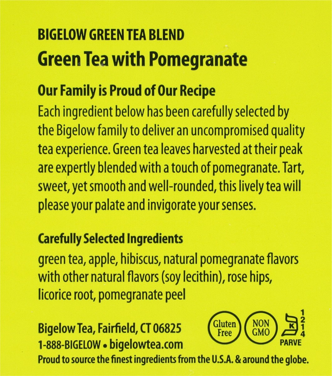 slide 4 of 9, Bigelow Green Tea with Pomegranate - 20 ct, 20 ct