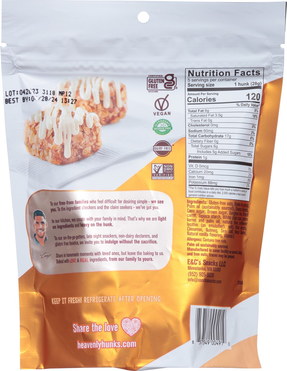 slide 2 of 15, Heavenly Hunks Carrot Cake Drizzle Bites, 5 oz