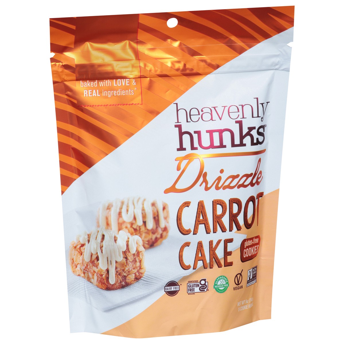 slide 7 of 15, Heavenly Hunks Carrot Cake Drizzle Bites, 5 oz