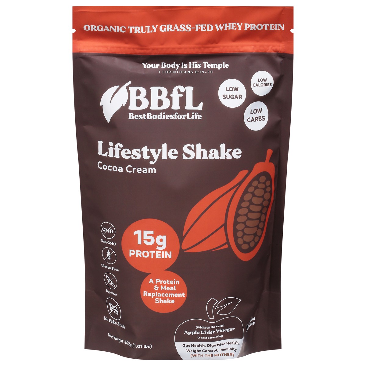 slide 8 of 13, BBfL Cocoa Cream Lifestyle Shake 1.27 lb, 1.27 lb