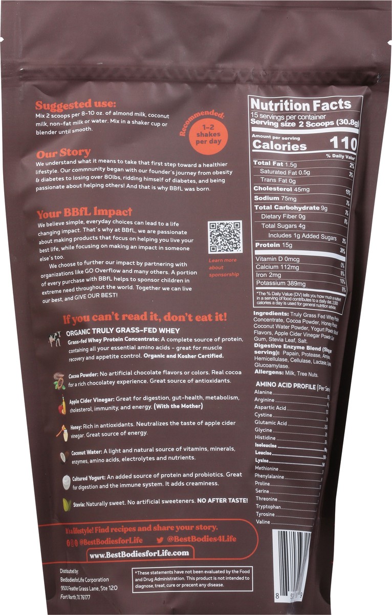 slide 6 of 13, BBfL Cocoa Cream Lifestyle Shake 1.27 lb, 1.27 lb