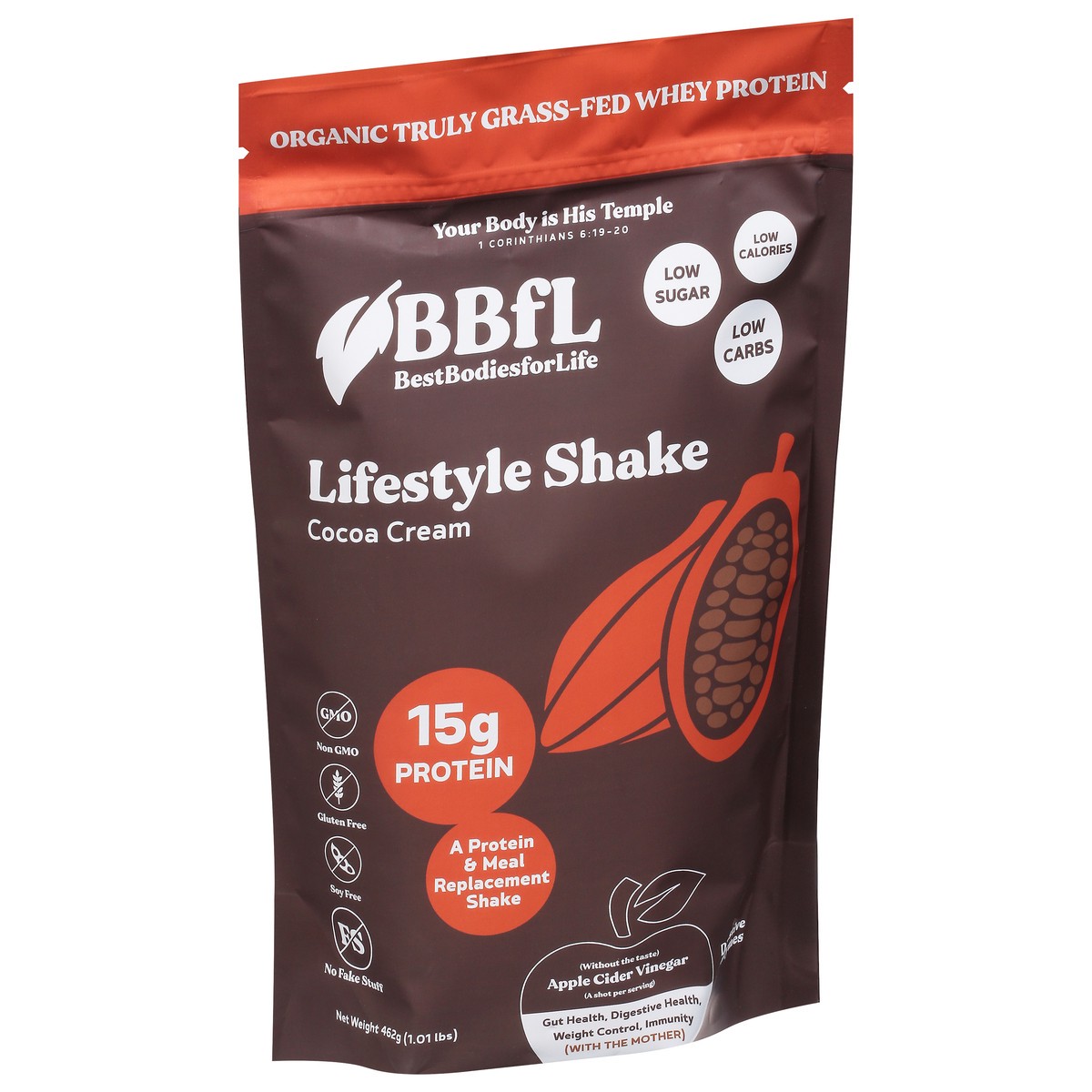 slide 11 of 13, BBfL Cocoa Cream Lifestyle Shake 1.27 lb, 1.27 lb