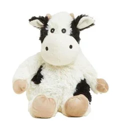 Black and White Warmies Heatable Cow