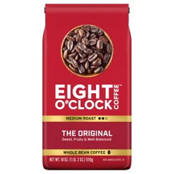 Eight O'Clock The Original Whole Bean Coffee 18 oz