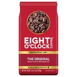 Eight O'Clock The Original Whole Bean Coffee 18 oz
