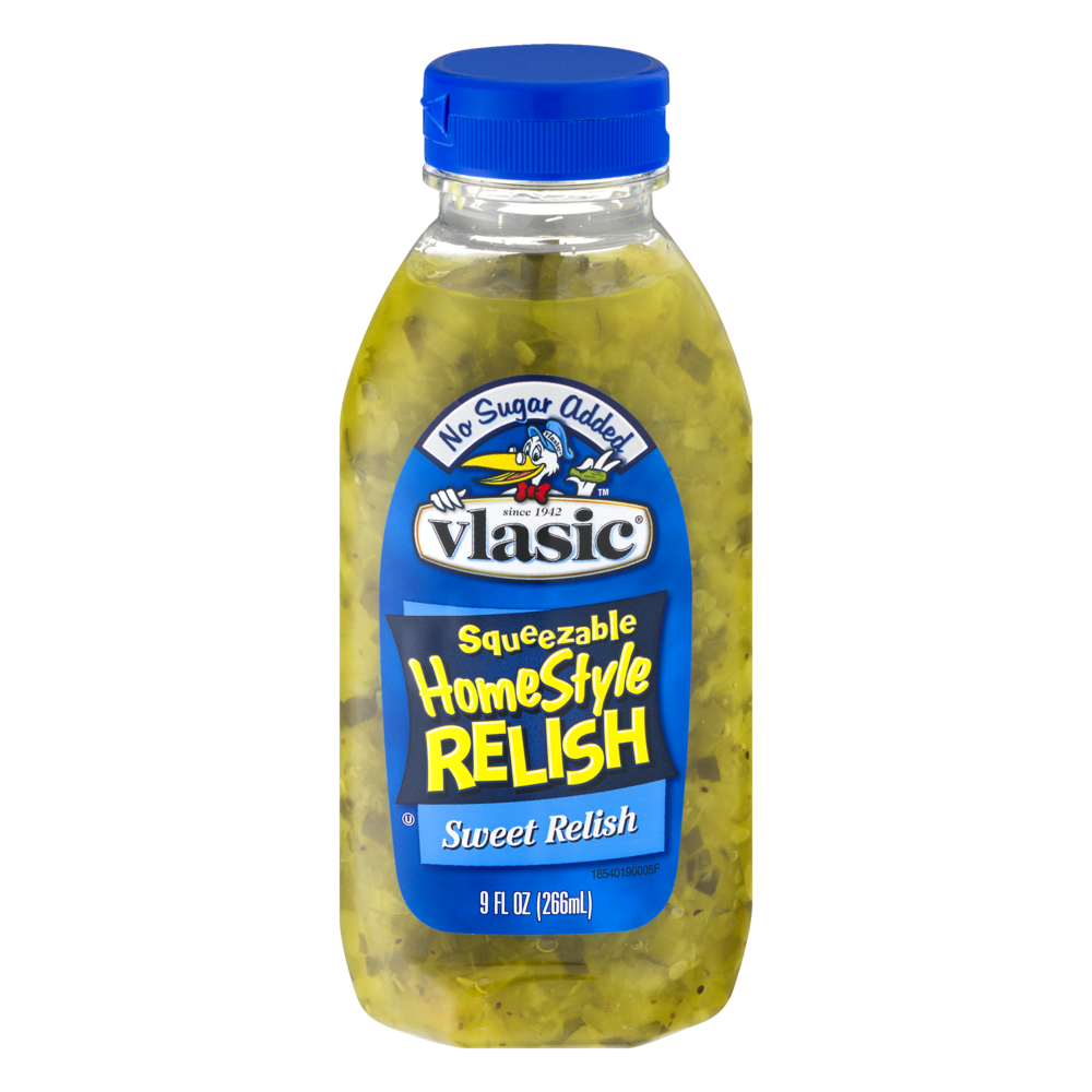 slide 1 of 1, Vlasic Sweet Squeezable Home Style Relish, 9 oz