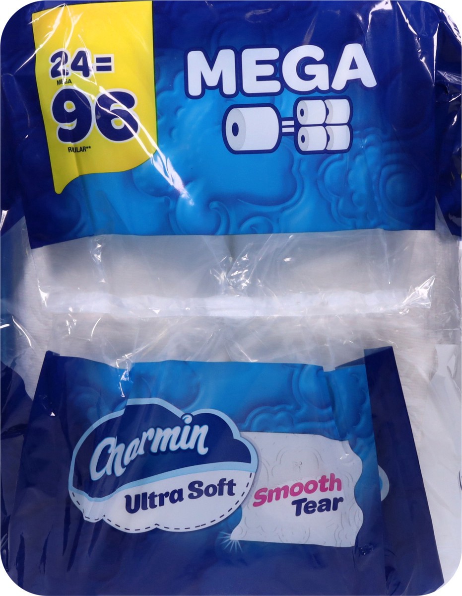slide 2 of 12, Charmin Ultra Soft Toilet Paper 24 Mega Rolls, 224 Sheets Per Roll, 4 ct