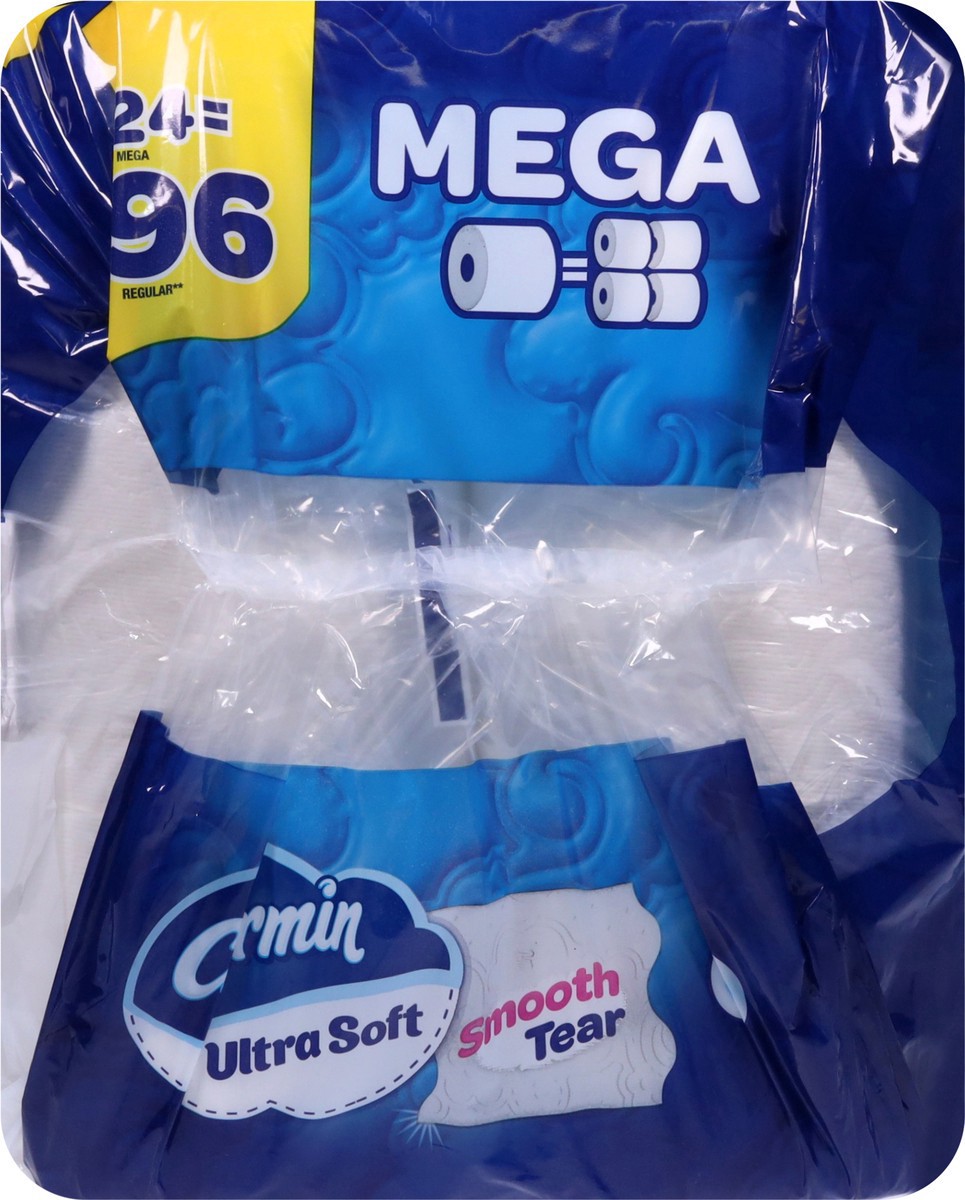 slide 6 of 12, Charmin Ultra Soft Toilet Paper 24 Mega Rolls, 224 Sheets Per Roll, 4 ct