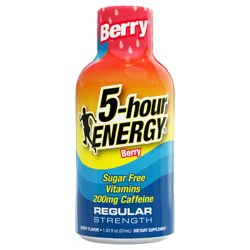 5-hour ENERGY, Regular Strength, Berry, Shot, 1.93 oz.