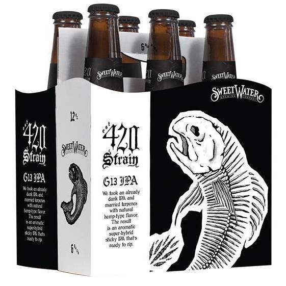 slide 1 of 1, SweetWater Brewing Co 420 Strain G13 IPA 6 Pack Beer 6 ea, 6 ct; 12 fl oz