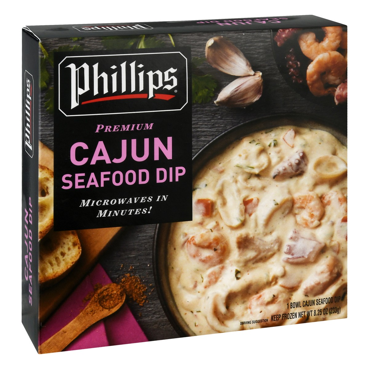 slide 5 of 13, Phillips Cajun Seafood Dip, 8.25 oz