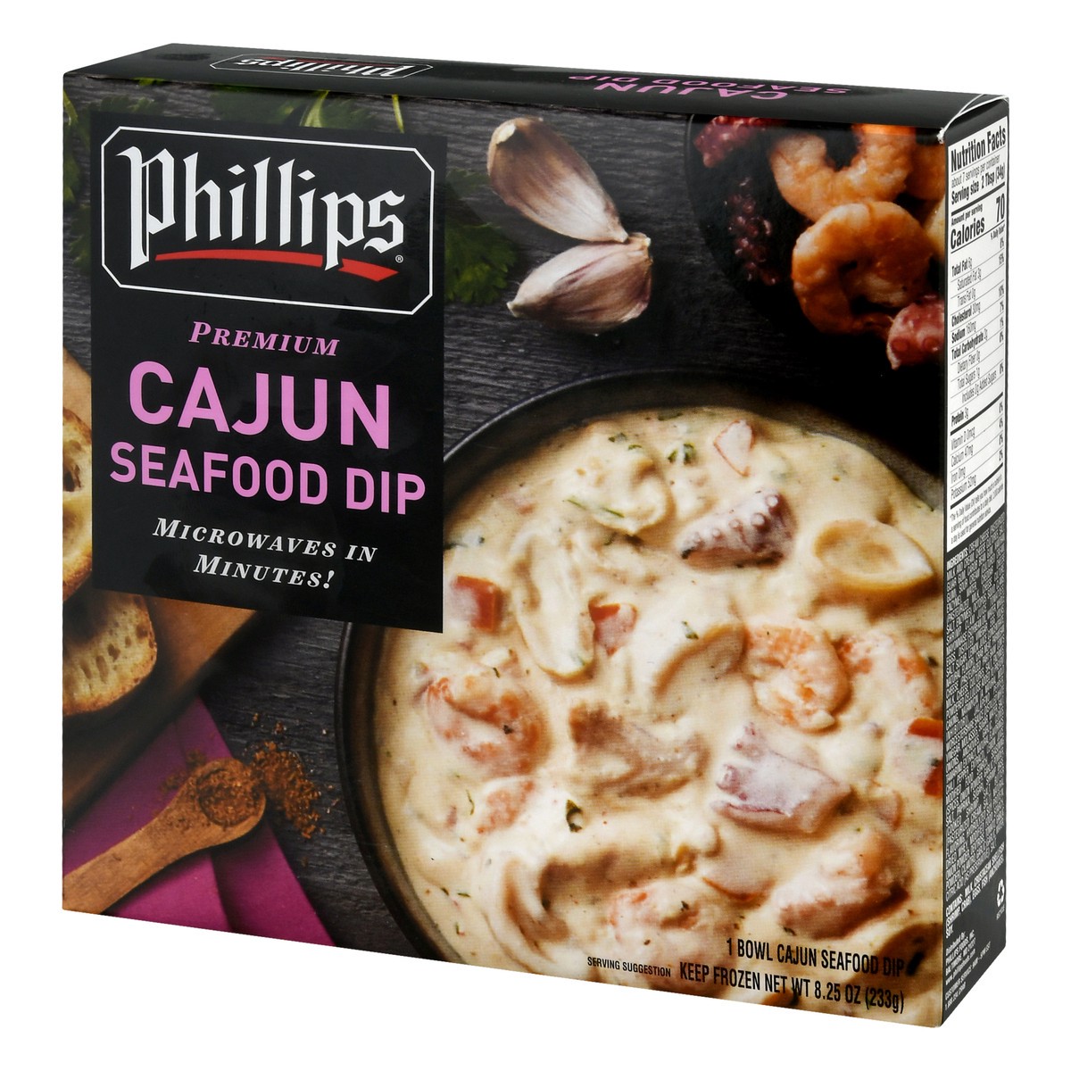 slide 4 of 13, Phillips Cajun Seafood Dip, 8.25 oz