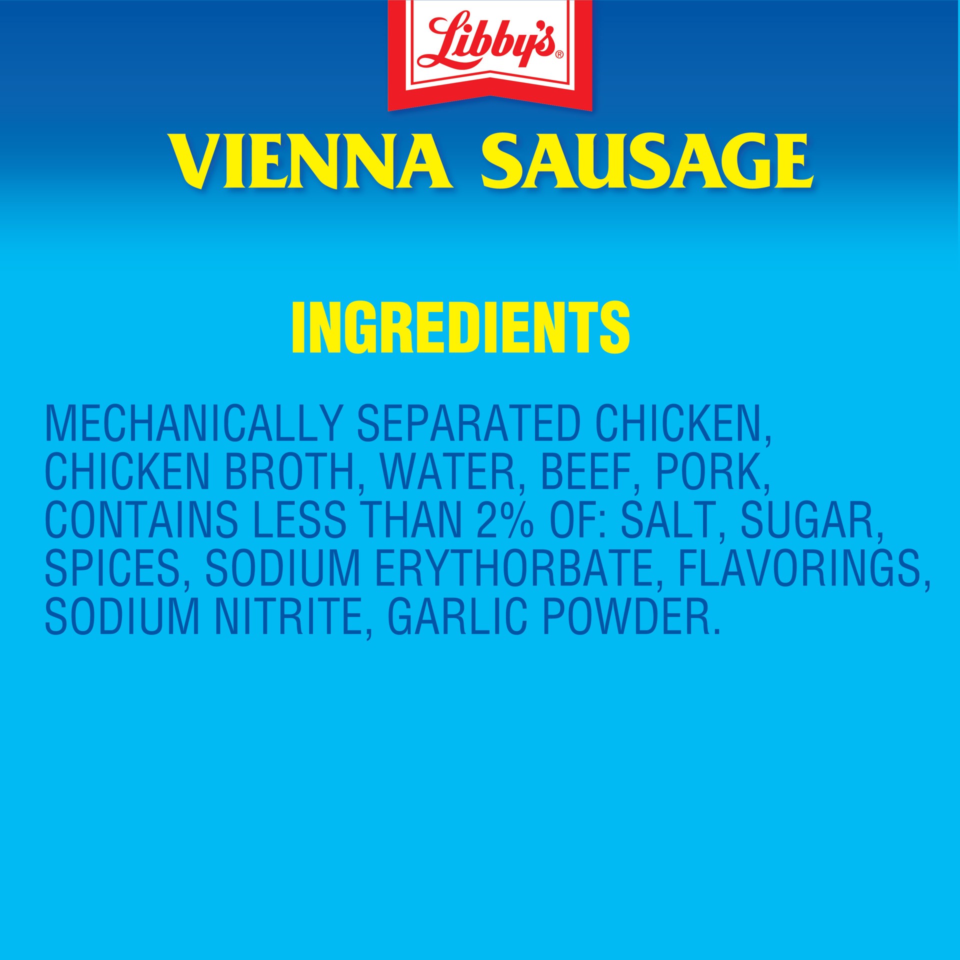 slide 4 of 5, Libby's Vienna Sausage, Canned Sausage, (Pack of 18) - 18 ct, 18 ct