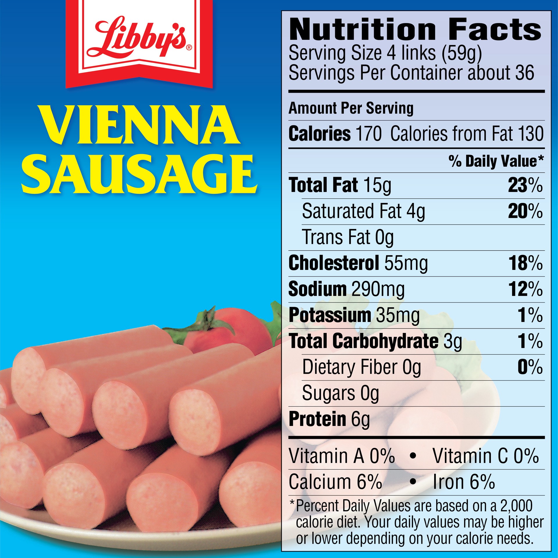 slide 2 of 5, Libby's Vienna Sausage, Canned Sausage, (Pack of 18) - 18 ct, 18 ct