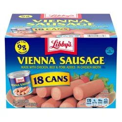 Libby''s Vienna Sausage, Canned Sausage, 4.6 OZ (Pack of 18)