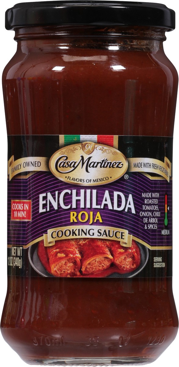 slide 7 of 9, Casa Martinez Enchilada Roja Sauce - 12 Oz, 12 oz