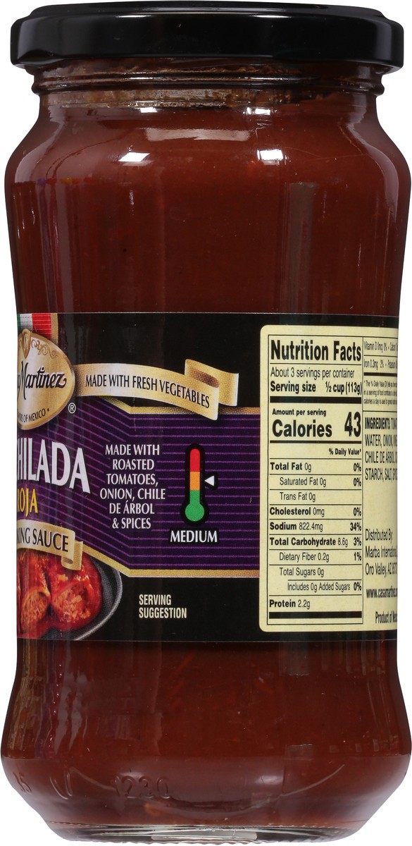 slide 4 of 9, Casa Martinez Enchilada Roja Sauce - 12 Oz, 12 oz