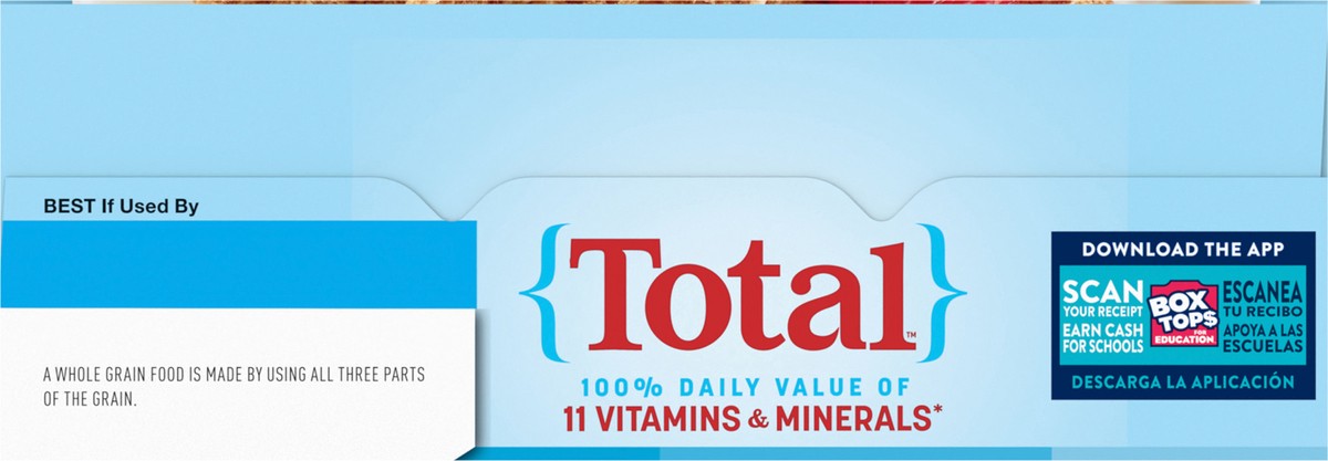 slide 3 of 13, Total Breakfast Cereal, 100% Daily Value of 11 Vitamins & Minerals, Whole Grain Cereal, 16 oz, 16 oz