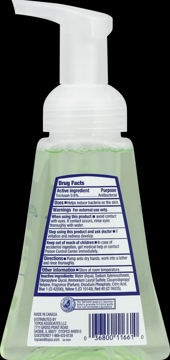 slide 6 of 6, TopCare Foaming Hand Soap Cucumber Melon, 7.5 oz