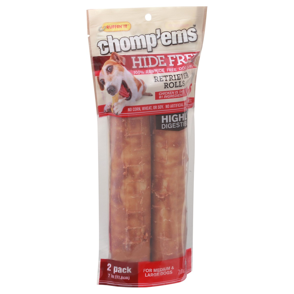slide 7 of 9, Ruffin' It Chomp'Ems Yak Cheese Sticks Dog Chews, 2 Ct, 1 ct