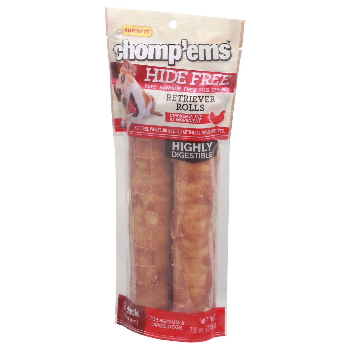 slide 4 of 9, Ruffin' It Chomp'Ems Yak Cheese Sticks Dog Chews, 2 Ct, 1 ct