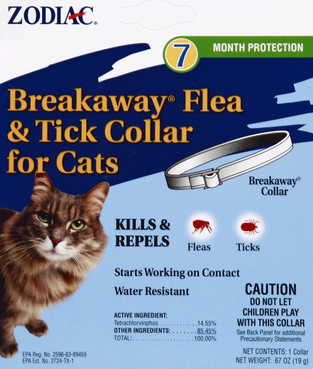 slide 4 of 4, Zodiac Cat Flea Collar, 1 ct