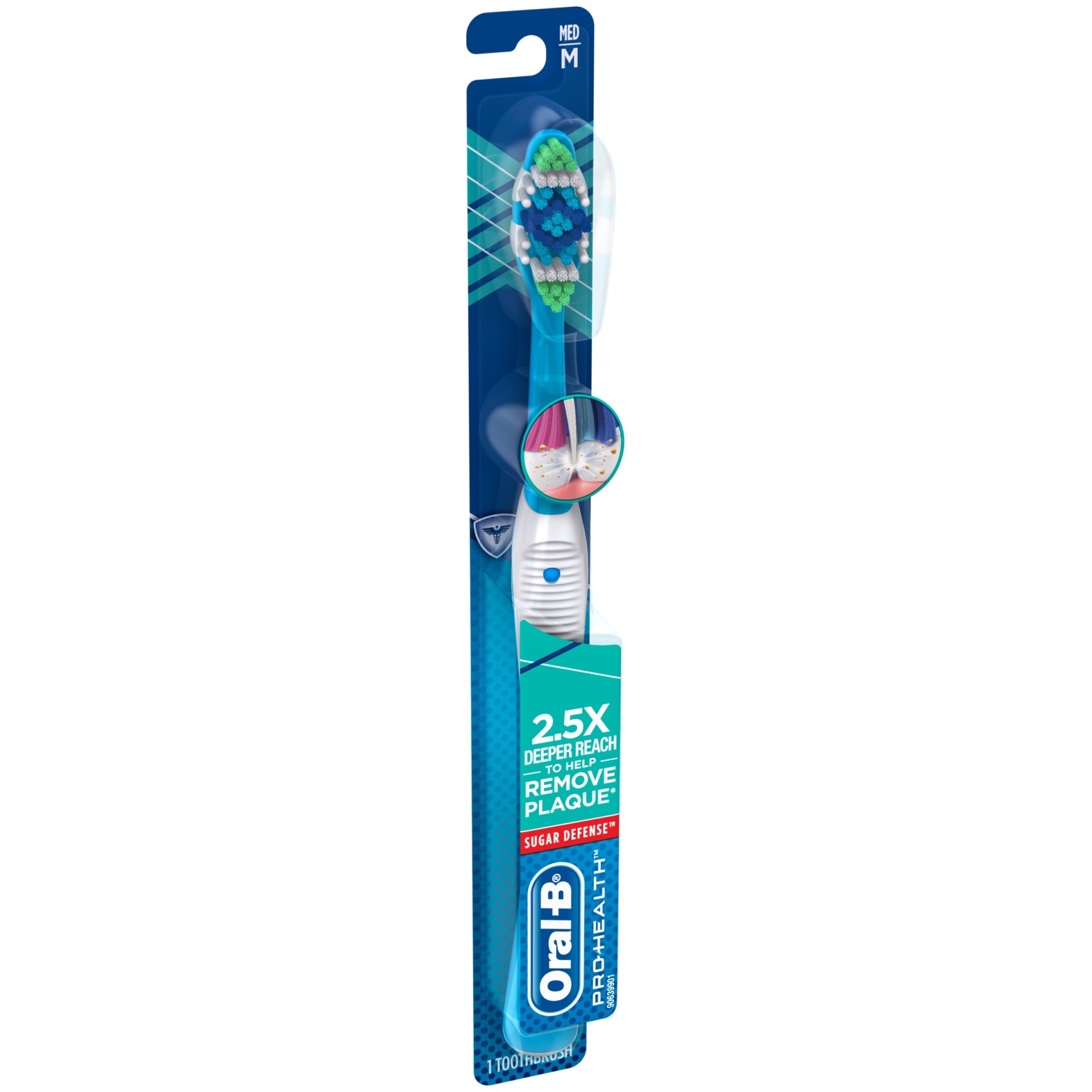 slide 1 of 1, Oral-B Pro Health Sugar Defense Medium Toothbrush, 1 ct