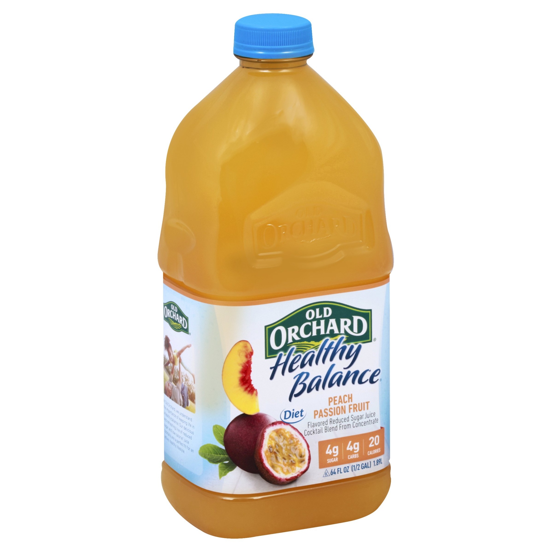 slide 1 of 8, Old Orchard Healthy Balance Peach Passion Fruit, 64 oz