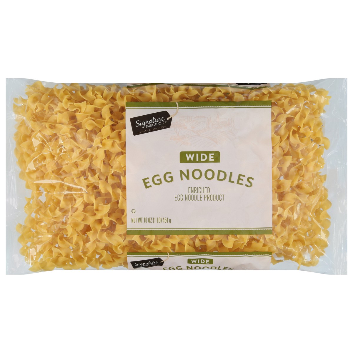 slide 9 of 13, Signature Select Wide Egg Noodles 16 oz, 16 oz