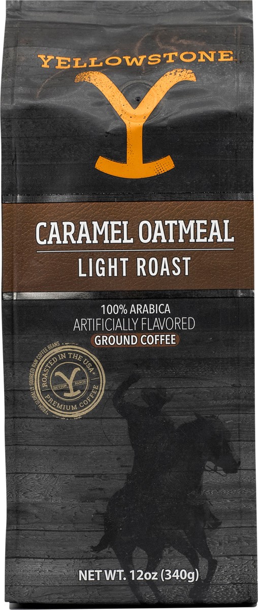 slide 3 of 5, Yellowstone Caramel Oatmeal Light Roast - 12 oz, 12 oz