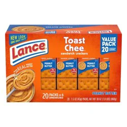 Lance ToastChee Peanut Butter Sandwich Crackers