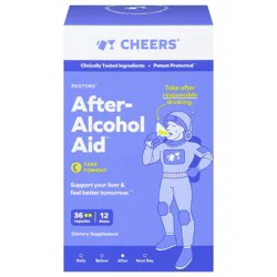 Cheers After Alcohol Aid 36 Capsules