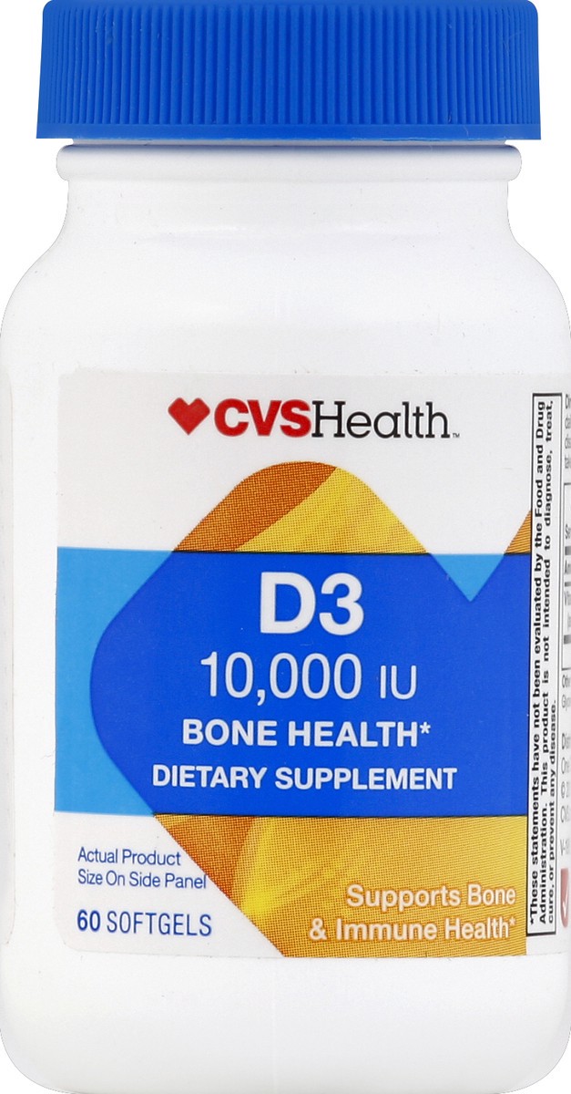 slide 2 of 2, CVS Health D3 10,000 Iu, 60 ct
